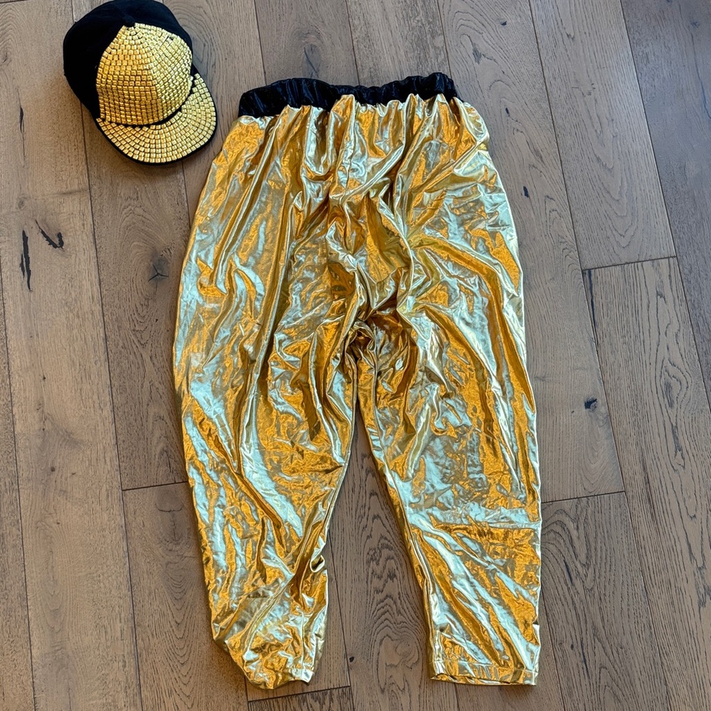 Men’s Hammer pants- costume with gold studded hat